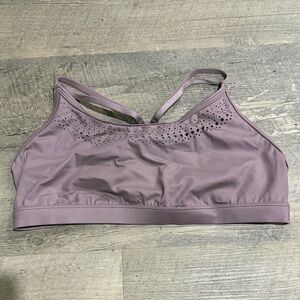 Lavender Sports Bra with Design